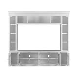 Maklaine Virginia Collection Entertainment Center In White Finish For