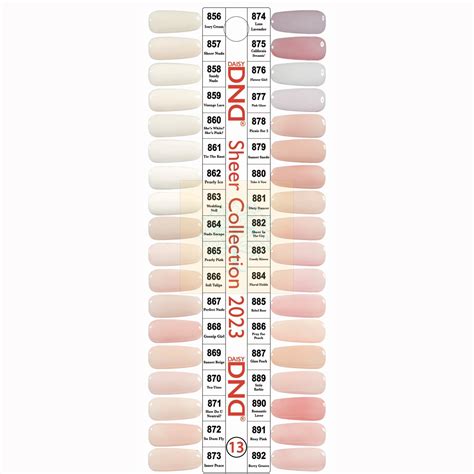 DND Daisy Sheer Nude Matching 2023 Collection 0 6 Oz Pick Any Fast