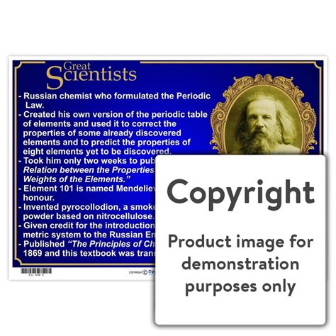 Great Scientists: Dmitry Mendeleyev — Depicta