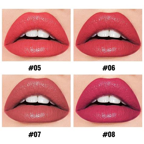 Cheap Handaiyan Colors Matte Waterproof Velvet Nude Lipstick Sexy Red