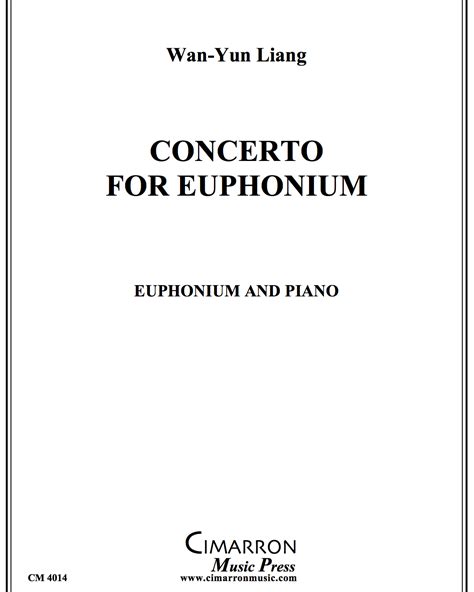 Euphonium Concerto Sheet Music by Wan-Yun Liang | nkoda | Free 7 days trial