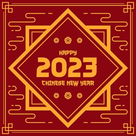 Premium Vector Flat Chinese New Year Background