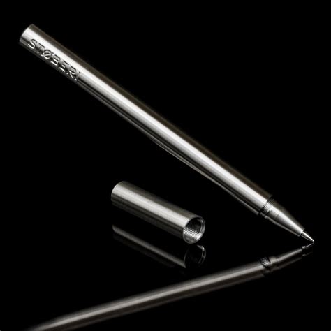 Minimalist Steel Pen. Heavy Stainless Steel. Smooth Writing. Danish