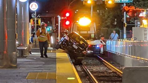 Driver Arrested After Car Stops On Metrorail Tracks Saturday Night