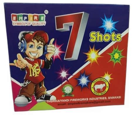 Multicolor Festival Empire Seven Shots Crackers At Rs 56 Box In