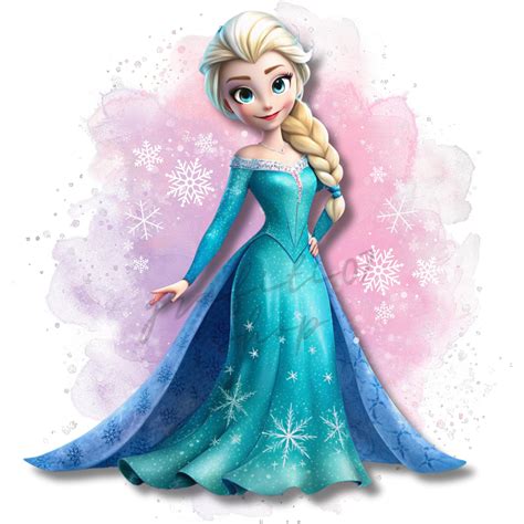 aquarelle princesse elsa clipart elsa princesse elsa png