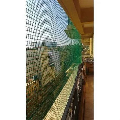 Sharon Hdpenylon Green Balcony Safety Net At Rs 14square Feet In