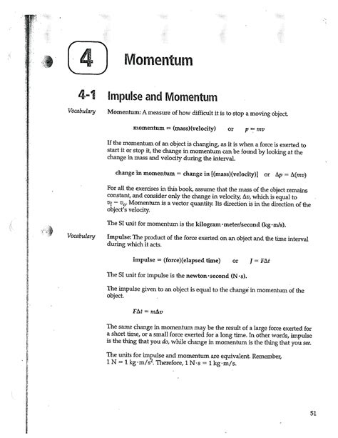 Si Unit Of Momentum Is