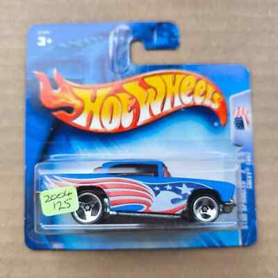 Hot Wheels SHORT CARD HW STAR SPANGLED CHEVY BLUE EBay