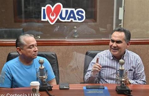 UAS discreta reunión del Rector Madueña y Luciano Concheiro con Rubén