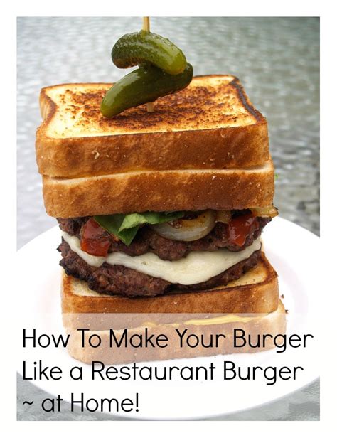 Searing Secrets: Crafting The Perfect Homemade Burger