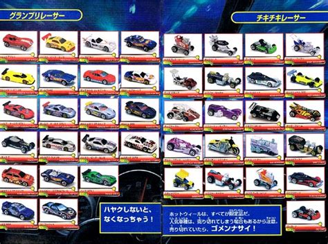 1999年のマテルジャパンによるホットウィールオフィシャル小冊子の概要頂き物 Hot Wheels 情報まとめ ホットウィール