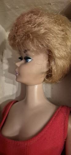 Platinum Blonde Bubble Cut Barbie Doll In Box Wrist Tag EBay