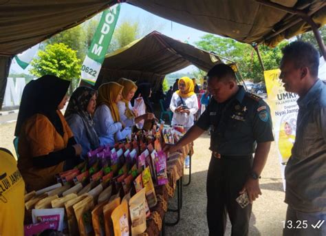 Sambut Hut TNI Ke 78 Kodim 0622 Kabupaten Sukabumi Gelar Bazar Umkm Dan