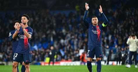 Les joueurs parisiens bluffés par Mbappé Parier nc