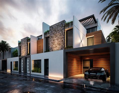 Modern Villa Render By Ahmet Abdurrahman Behance