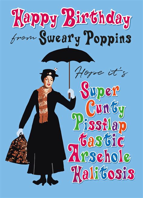 Sweary Poppins - LOL Card – Scribbler Cards & Gifts
