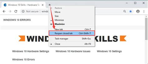 How To Reopen A Closed Tab On Browsers