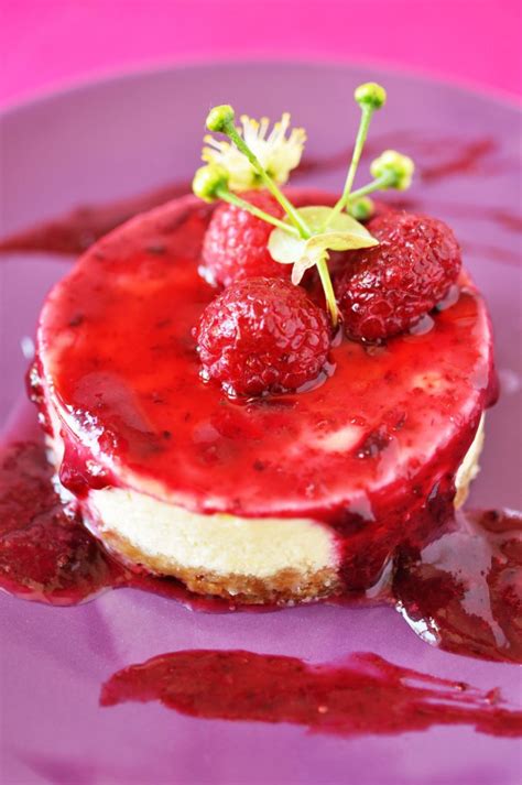 Dou Fanny Cheese Cake Au Citron Vert Et Coulis De Framboise