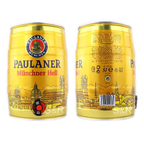 Paulaner Original Münchner Hell Beer 5L Shopee Philippines