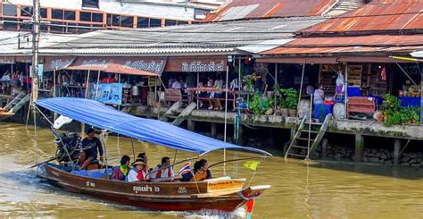 Marché flottant dAmphawa Province de Samut Prakan Réservez des