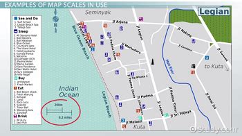 map scale definition types examples