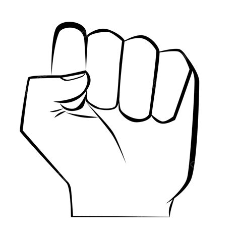 Fight Hand Hand Fight Hand Stroke Hand Poses Png Transparent Clipart