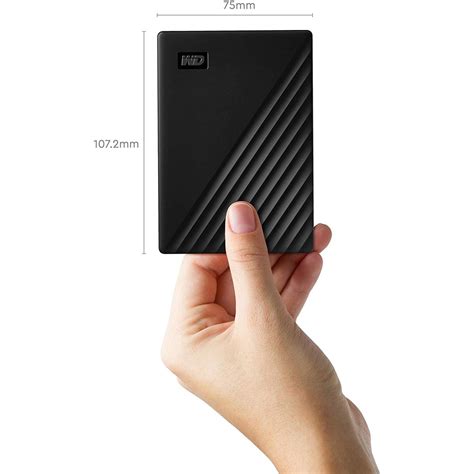 Wd 5tb My Passport Portable External Hard Drive Black Wdbpkj0050bbk City Center For