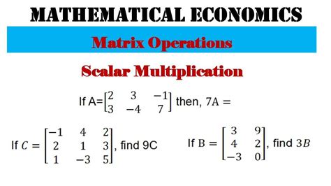 Scalar Multiplication Youtube