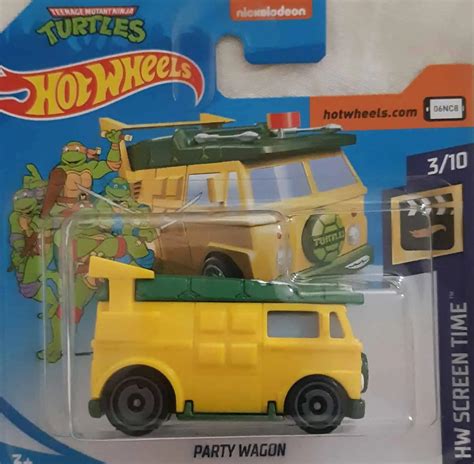 Hot Wheels Screen Time Party Wagon Tartarugas Ninjas Universo Hot Wheels