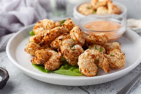Air Fryer Fried Shrimp with Chipotle Mayonnaise - Marathons & Motivation
