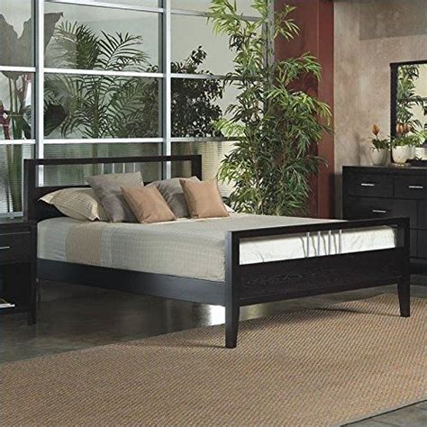 Modus Furniture Solid Wood Bed Twin Nevis Espresso Modern