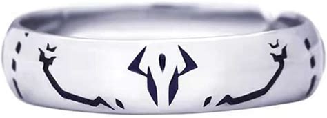 Vnyigdjs Yuta Okkotsu Ring 925 Sterling Silver Adjustable Ring Anime