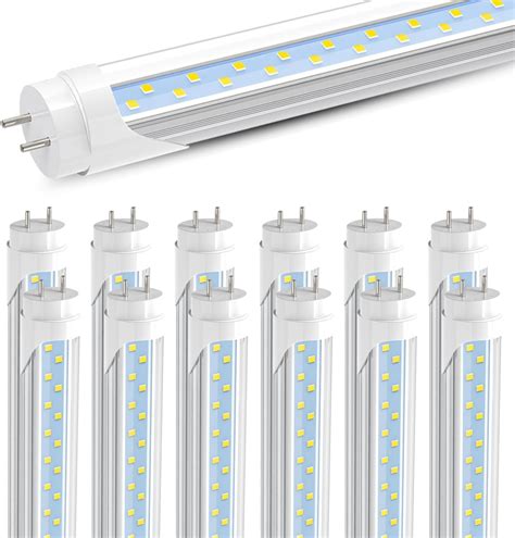 28w Led Tube Light Bulb 4ft 3360 Lumens Cold White 6000k Ballast Bypass Required Bypass T8