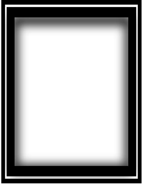 Rectangle black frame on transparent background 47763982 PNG