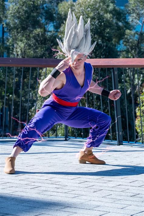 Dragon Ball Super Gohan Costume Purple Gohan Cosplay Costume Party