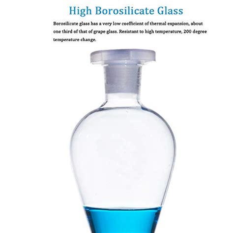 Borosilicate Glass Ml Separating Funnel Heavy Wall Conical