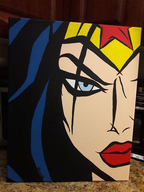 Canvas Painting Ideas Basic Pop Art Easy Gannuman