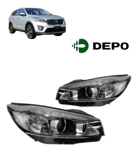 Farol Kia Sorento Eletrico Motor Led Depo