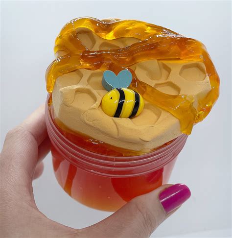 Bee Happy Honey Diy Clay Slime Squishy Squashy Slimes