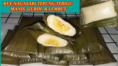 Cara Membuat Kue Nagasari Tepung Terigu Youtube