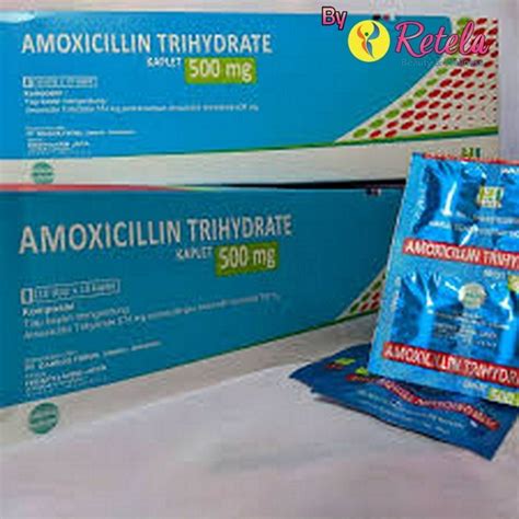 Jual AMOXICILLIN 500MG 1 STRIP 10 CAPSUL Gen HJ Shopee Indonesia