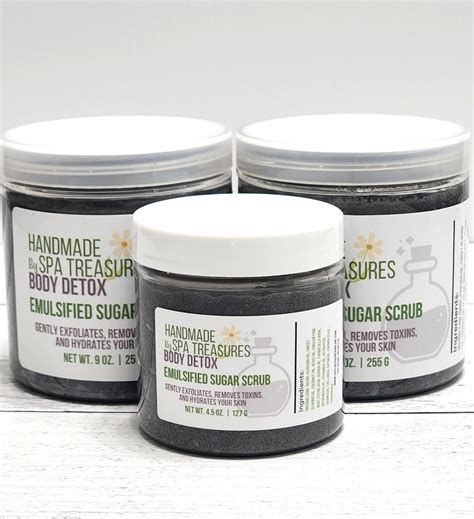 Body Detox Emulsified Sugar Scrub – Spa Treasures