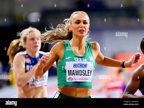 Irelands Sharlene Mawdsley After Crossing The Finish Line During Heat