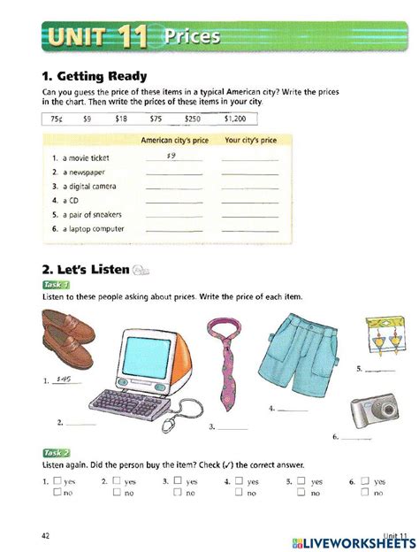 Using Unit Prices Worksheet Download Worksheets Library