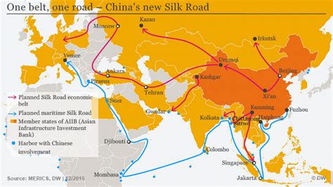 New Silk Road China Map - Fancie Shandeigh