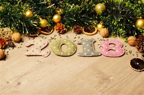 year theme decoration stock photo  emikh