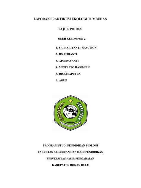 Laporan Tajuk Pohon | PDF