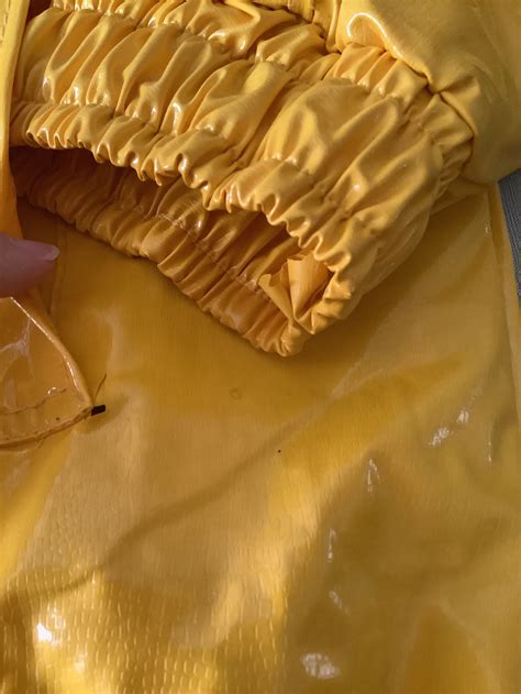 Vintage Bright Yellow Rain Jacket Kenn Sporn For Wippette Etsy