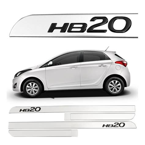 Jogo Friso Lateral Hyundai Hb20 Cor Original Personalizado